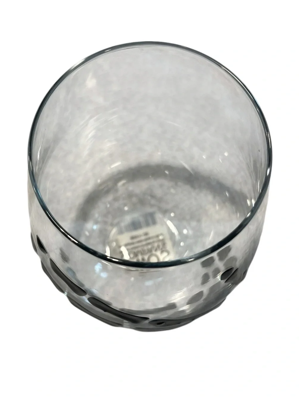 Stemless Halloween Skeleton hand wine glasses - painted